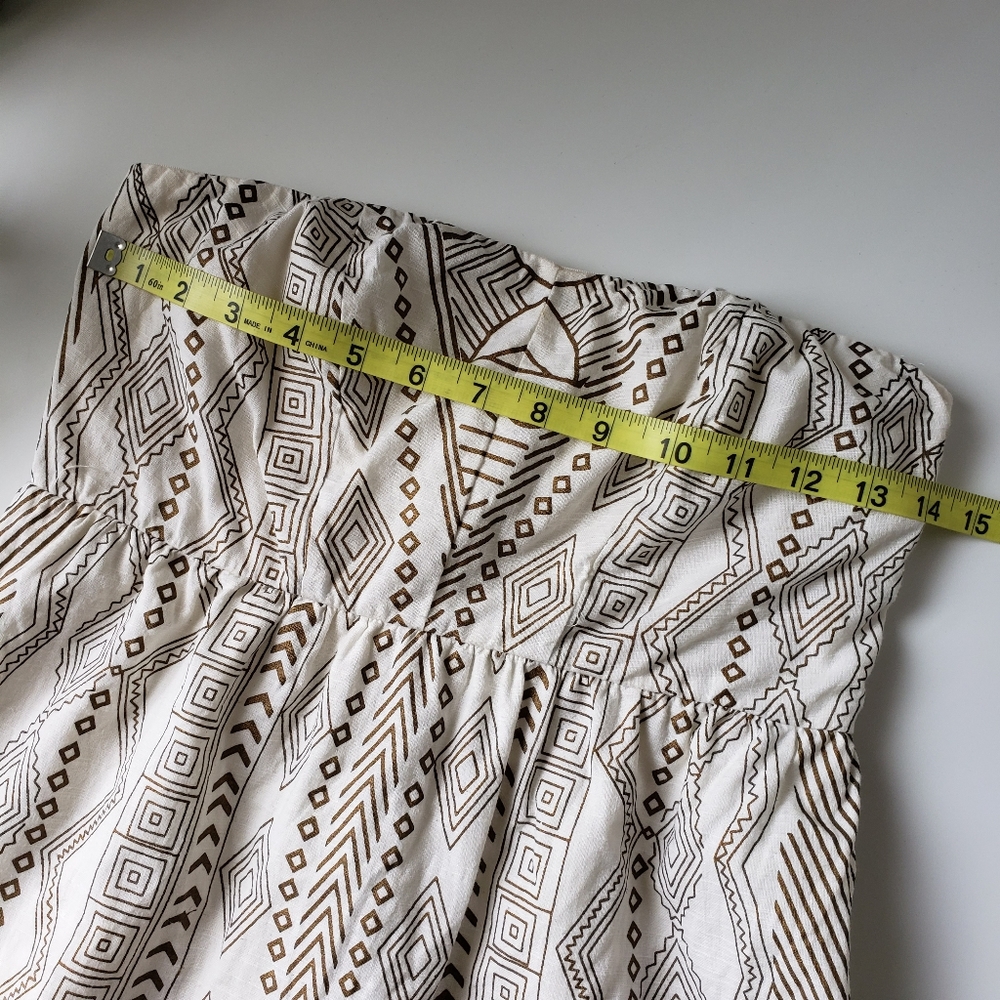 UO Staring at Stars strapless block print dress - Picture 8 of 12
